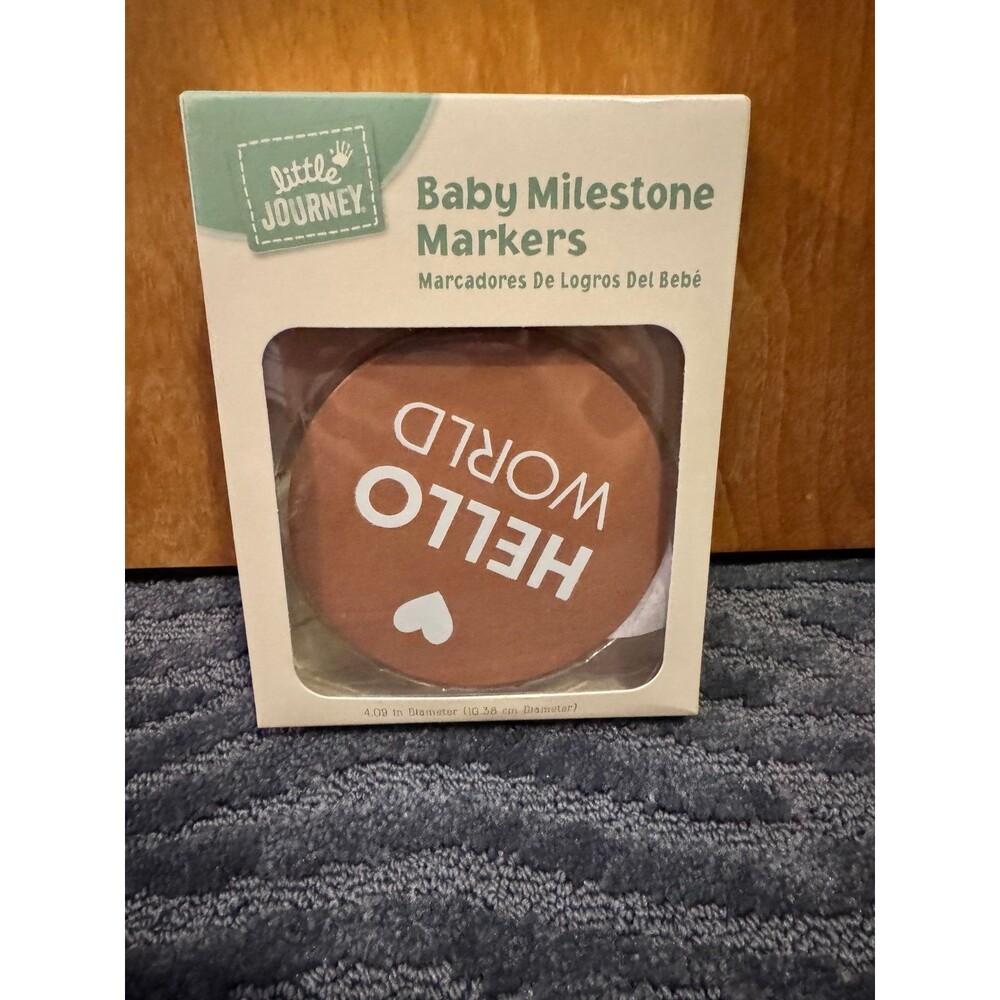 Little Journeys Baby Milestone Markers Neutral Set New In Box